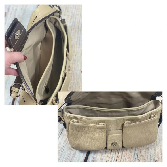 Coach NWT Beige Soho Pebbled Leather Shoulder Bag - Picture 8 of 17